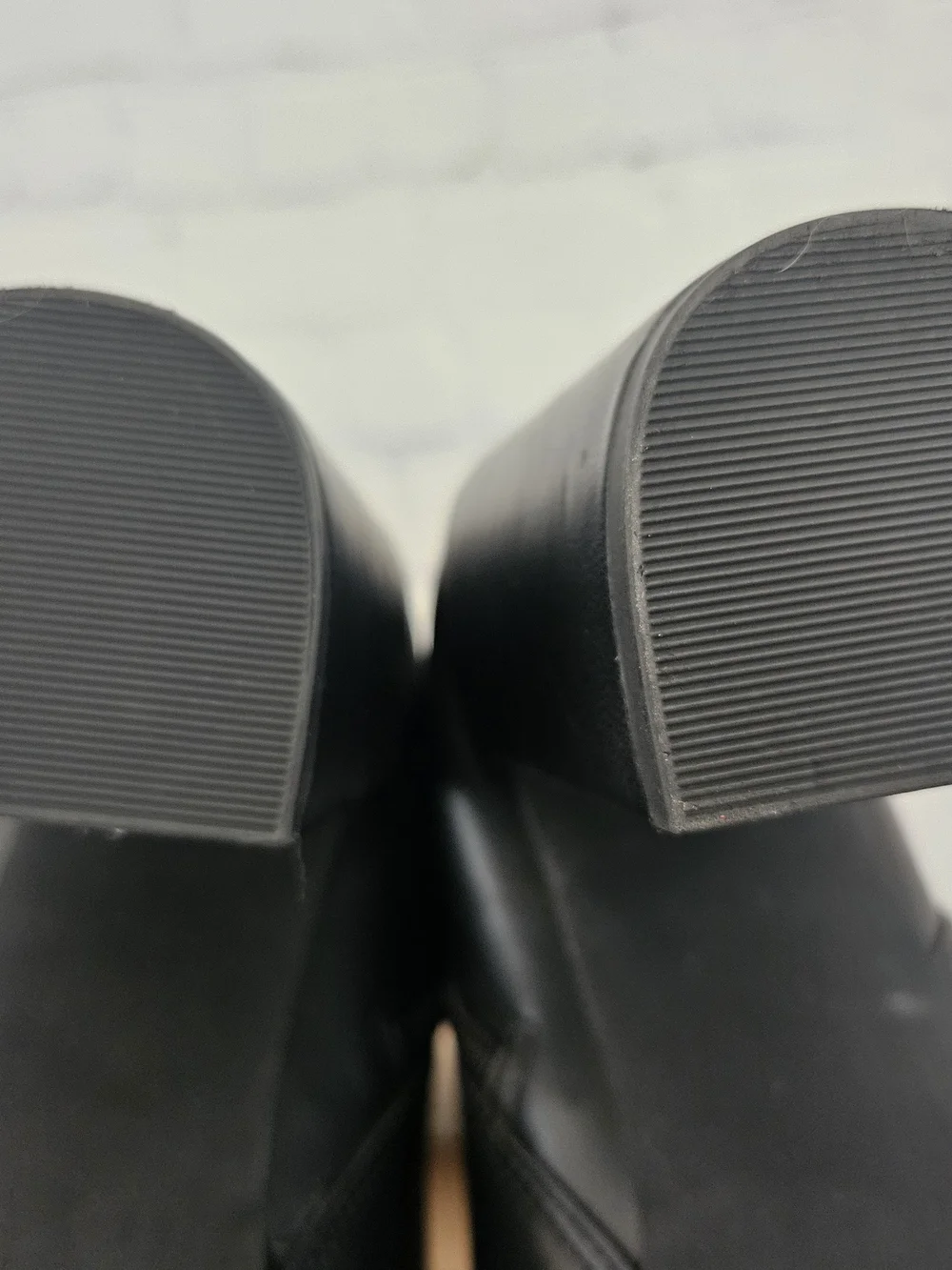 Steve Madden Black Platform Block Heel Ankle Boots